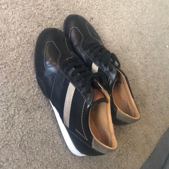 black bally shoes